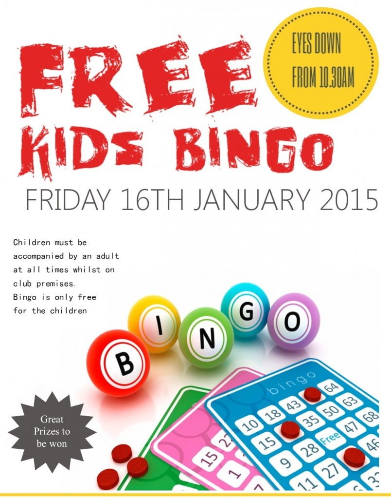 Kids Bingo JAN 2015