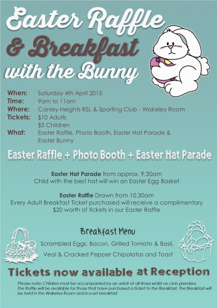 Easter Breakfast flyer 2015