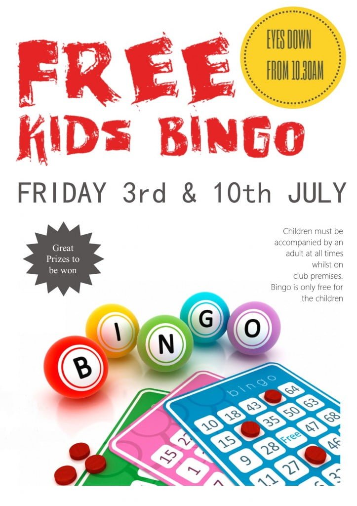 Kids Bingo July 2015