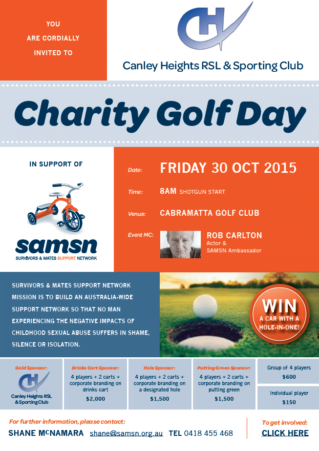 Charity Golf Day 2015