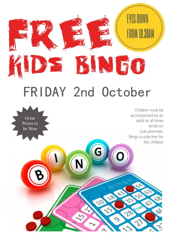 Kids Bingo Oct 2015
