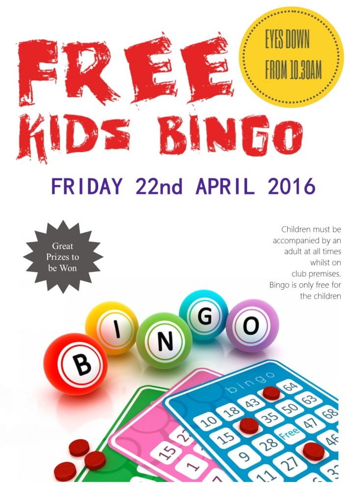 Kids Bingo April 2016